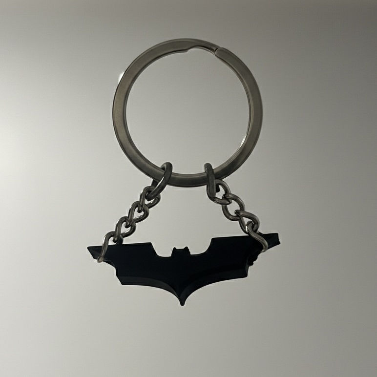batman symbol keychain